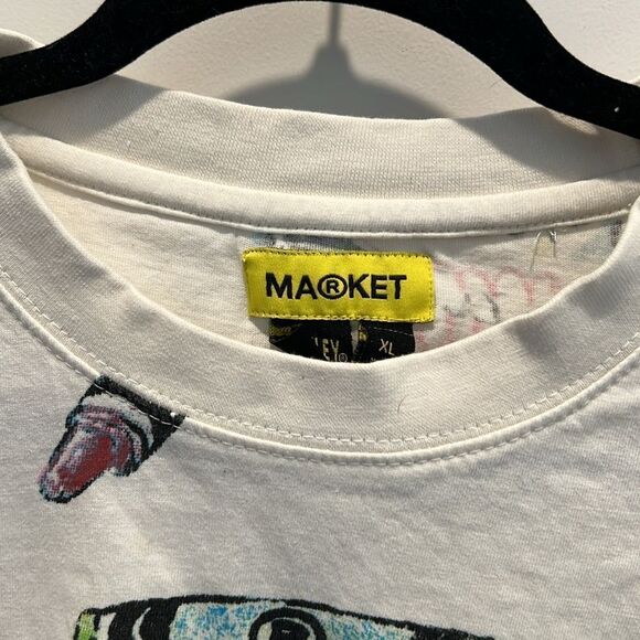 Market x Smiley Coloring Book Tee. Size XL - Picture 4 of 9